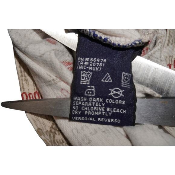 Vintage Tommy Jeans Floral Stripe Tee – Made in Indonesia - Picture 6 of 6